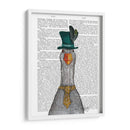 Ganso En Sombrero Verde - Fab Funky | Cuadro decorativo de Canvas Lab