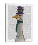 Ganso En Sombrero Púrpura - Fab Funky | Cuadro decorativo de Canvas Lab