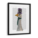 Ganso En Sombrero Púrpura - Fab Funky | Cuadro decorativo de Canvas Lab