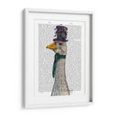 Ganso En Sombrero Púrpura - Fab Funky | Cuadro decorativo de Canvas Lab