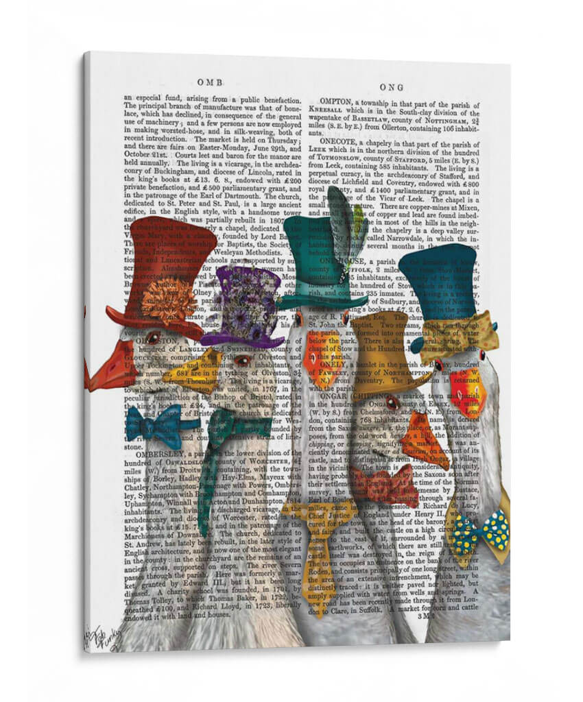 Ganso De Gansos - Fab Funky | Cuadro decorativo de Canvas Lab