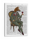 Tarsa De Vino Fox Lleno - Fab Funky | Cuadro decorativo de Canvas Lab