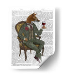 Tarsa De Vino Fox Lleno - Fab Funky | Cuadro decorativo de Canvas Lab