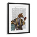 Lector De Libros Zorro - Fab Funky | Cuadro decorativo de Canvas Lab