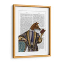Lector De Libros Zorro - Fab Funky | Cuadro decorativo de Canvas Lab