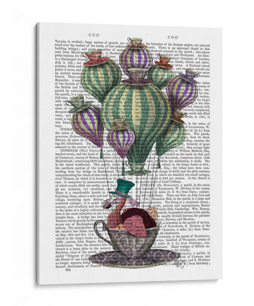 Dodo En Taza De Té - Fab Funky | Cuadro decorativo de Canvas Lab