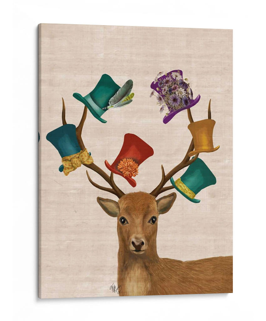 Sombrero Colector Deer - Fab Funky | Cuadro decorativo de Canvas Lab
