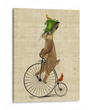 March Hare En Penny Farthing - Fab Funky | Cuadro decorativo de Canvas Lab