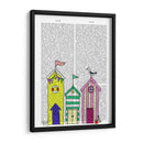 Chozas De Playa 1 Ilustración - Fab Funky | Cuadro decorativo de Canvas Lab