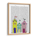 Chozas De Playa 1 Ilustración - Fab Funky | Cuadro decorativo de Canvas Lab