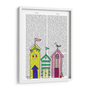 Chozas De Playa 1 Ilustración - Fab Funky | Cuadro decorativo de Canvas Lab