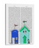 Chozas De Playa 2 Ilustración - Fab Funky | Cuadro decorativo de Canvas Lab