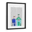 Chozas De Playa 2 Ilustración - Fab Funky | Cuadro decorativo de Canvas Lab
