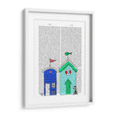 Chozas De Playa 2 Ilustración - Fab Funky | Cuadro decorativo de Canvas Lab