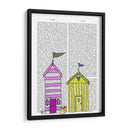 Chozas De Playa 3 Ilustración - Fab Funky | Cuadro decorativo de Canvas Lab