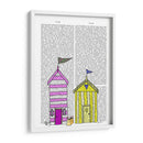 Chozas De Playa 3 Ilustración - Fab Funky | Cuadro decorativo de Canvas Lab