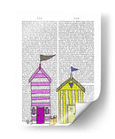 Chozas De Playa 3 Ilustración - Fab Funky | Cuadro decorativo de Canvas Lab