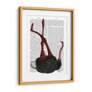 Avestruz Con Leggings A Rayas. - Fab Funky | Cuadro decorativo de Canvas Lab