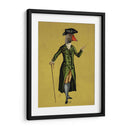 Ganso En Abrigo De Regencia Verde - Fab Funky | Cuadro decorativo de Canvas Lab
