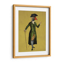Ganso En Abrigo De Regencia Verde - Fab Funky | Cuadro decorativo de Canvas Lab