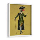Ganso En Abrigo De Regencia Verde - Fab Funky | Cuadro decorativo de Canvas Lab