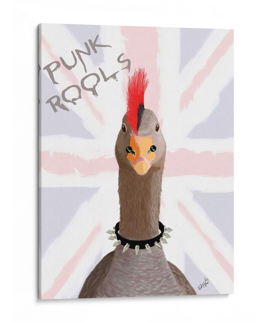 Punk Rock Ganso - Fab Funky | Cuadro decorativo de Canvas Lab