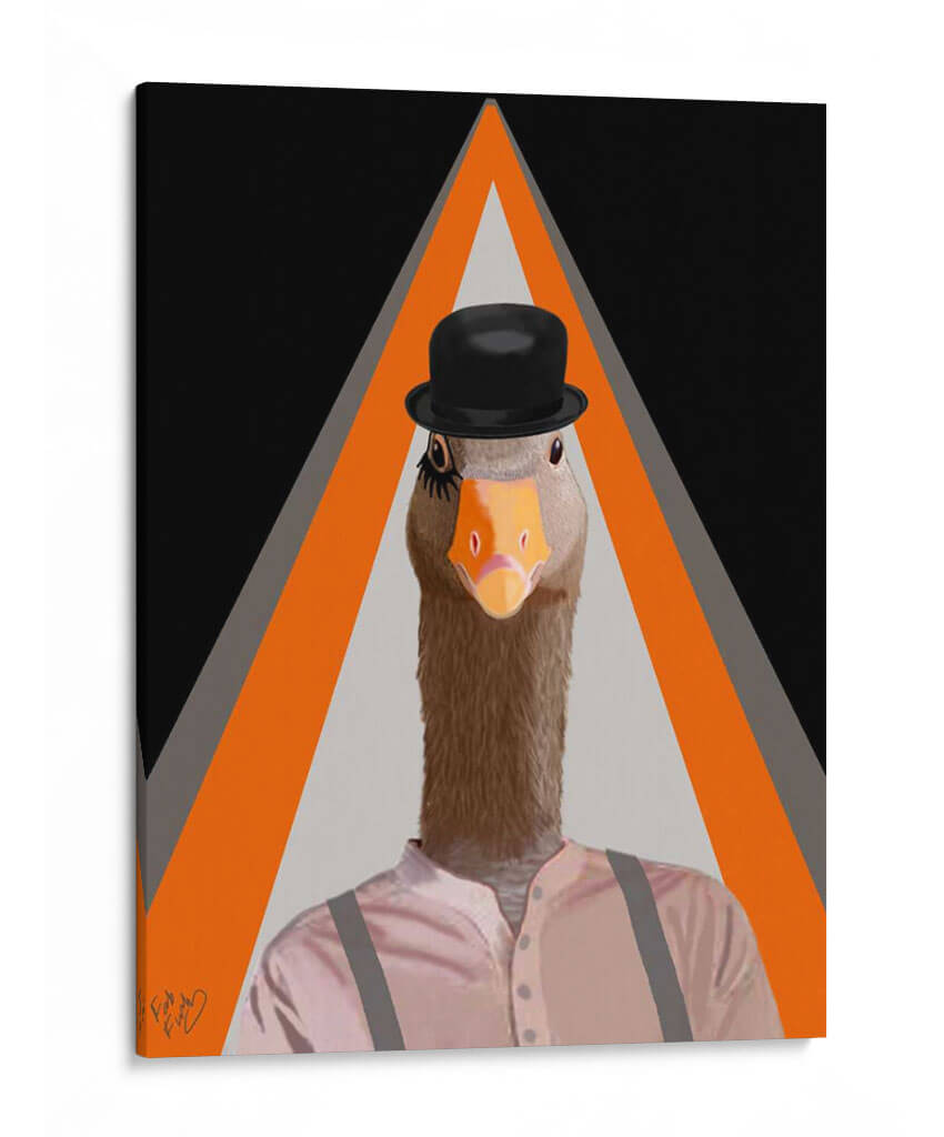 Ganso De Naranja De Reloj - Fab Funky | Cuadro decorativo de Canvas Lab