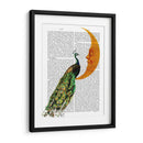 Peacock En La Luna - Fab Funky | Cuadro decorativo de Canvas Lab