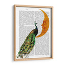 Peacock En La Luna - Fab Funky | Cuadro decorativo de Canvas Lab