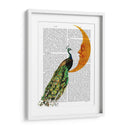 Peacock En La Luna - Fab Funky | Cuadro decorativo de Canvas Lab