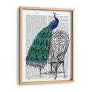 Peacock En Silla - Fab Funky | Cuadro decorativo de Canvas Lab