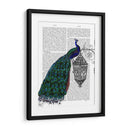 Pavo Real En Lámpara - Fab Funky | Cuadro decorativo de Canvas Lab