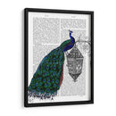 Pavo Real En Lámpara - Fab Funky | Cuadro decorativo de Canvas Lab
