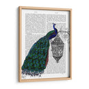 Pavo Real En Lámpara - Fab Funky | Cuadro decorativo de Canvas Lab