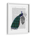 Pavo Real En Lámpara - Fab Funky | Cuadro decorativo de Canvas Lab