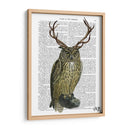 Búho Con Cuernos Llanos - Fab Funky | Cuadro decorativo de Canvas Lab