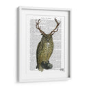 Búho Con Cuernos Llanos - Fab Funky | Cuadro decorativo de Canvas Lab