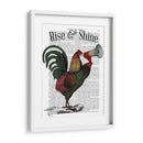 Gallo Con Loudhailer - Fab Funky | Cuadro decorativo de Canvas Lab