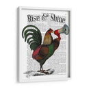 Gallo Con Loudhailer - Fab Funky | Cuadro decorativo de Canvas Lab