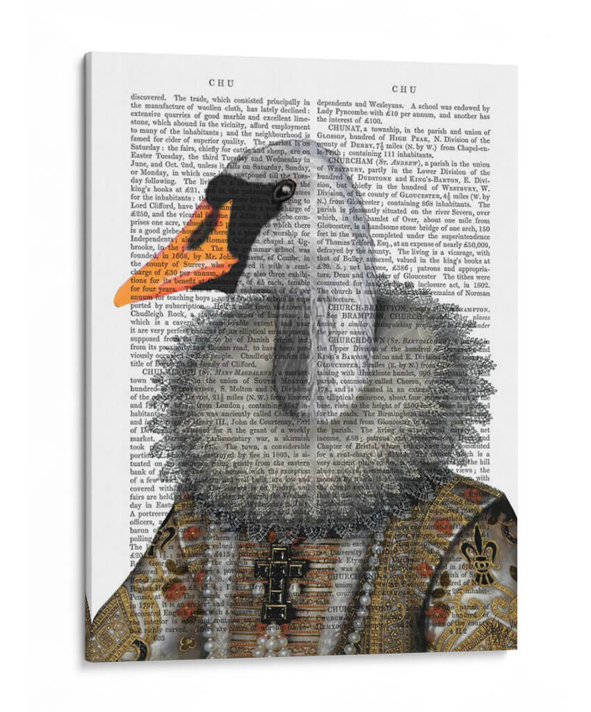 Elizabethan Swan - Fab Funky | Cuadro decorativo de Canvas Lab