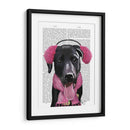 Labrador Negro Con Orejas - Fab Funky | Cuadro decorativo de Canvas Lab