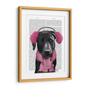 Labrador Negro Con Orejas - Fab Funky | Cuadro decorativo de Canvas Lab