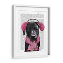 Labrador Negro Con Orejas - Fab Funky | Cuadro decorativo de Canvas Lab