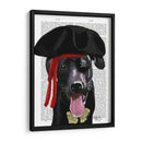 Pirate Black Labrador - Fab Funky | Cuadro decorativo de Canvas Lab