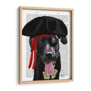 Pirate Black Labrador - Fab Funky | Cuadro decorativo de Canvas Lab