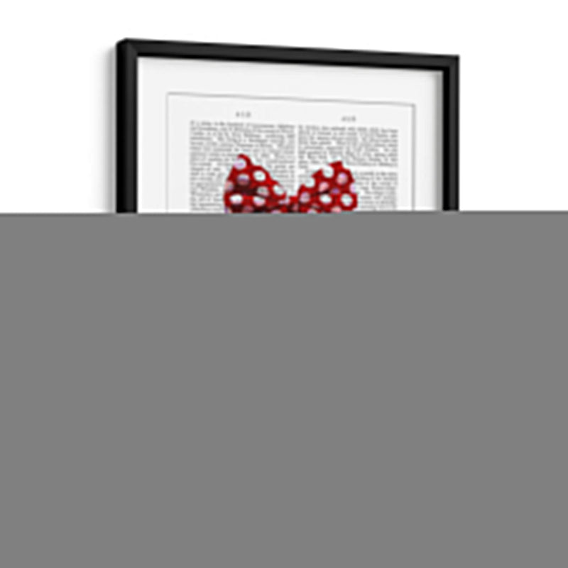 Labrador Negro Con Lazo Rojo En La Cabeza - Fab Funky | Cuadro decorativo de Canvas Lab