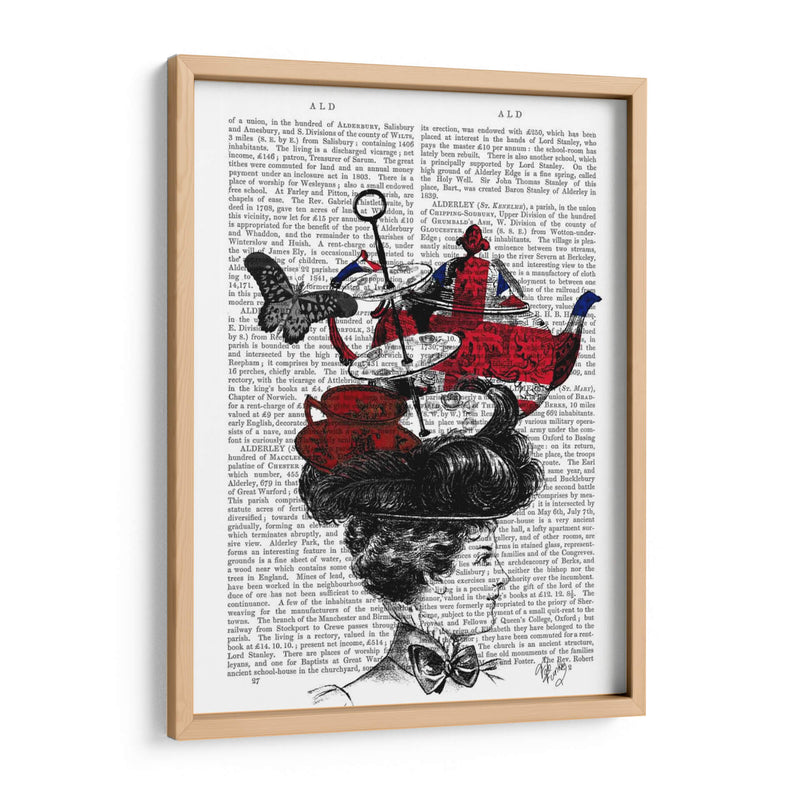 Sombrero De Té De La Tarde Británica - Fab Funky | Cuadro decorativo de Canvas Lab