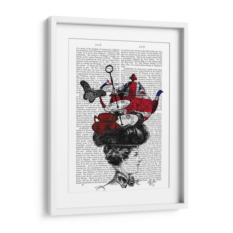 Sombrero De Té De La Tarde Británica - Fab Funky | Cuadro decorativo de Canvas Lab