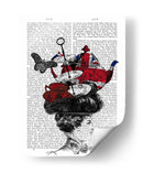 Sombrero De Té De La Tarde Británica - Fab Funky | Cuadro decorativo de Canvas Lab
