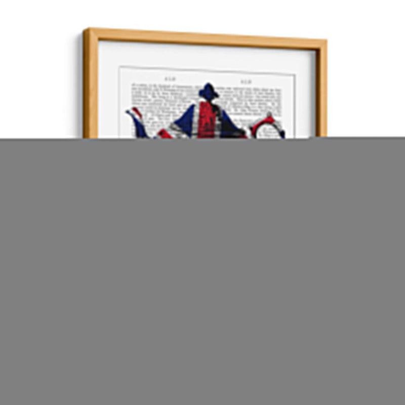 Union Jack Flying Tetera - Fab Funky | Cuadro decorativo de Canvas Lab